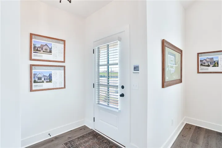 Entry Foyer - Example of a completed Elliot Plan