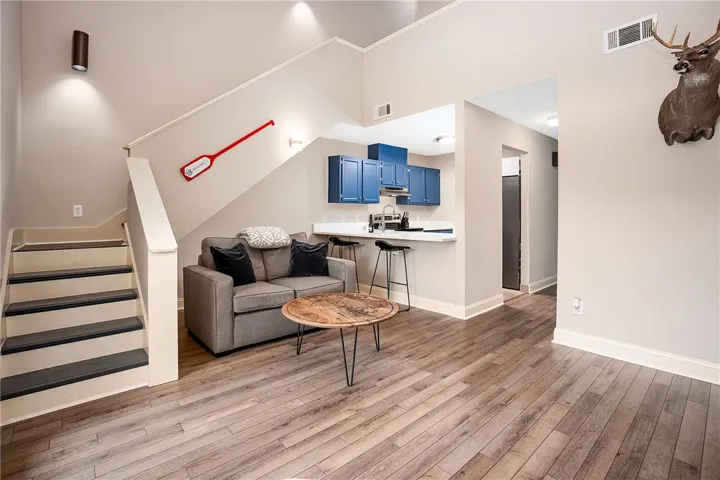 This inviting space combines comfort and style, perfect for relaxed living and entertaining.