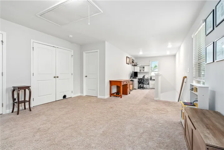 Upstairs loft/landing area is one of the home’s best bonus features.