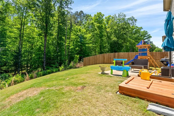 Low-maintenance backyard gives you less yard to manage while still offering outdoor space.
