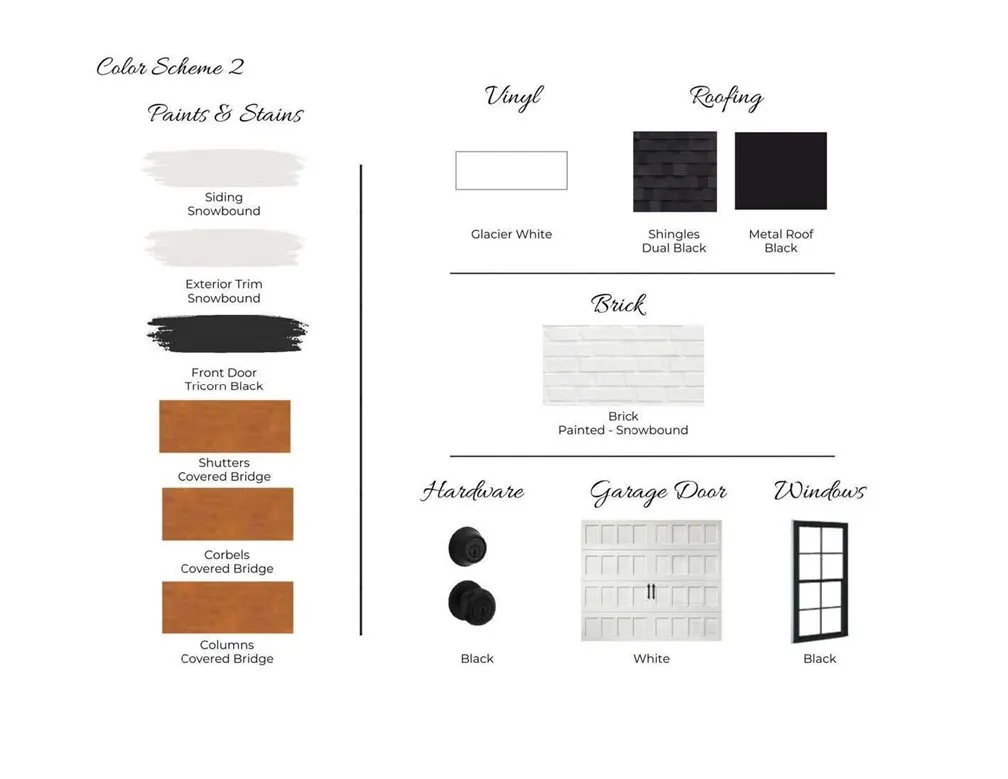 Auburn Farms Lot 16 - Hattie B - Exterior Color Scheme #2 - All plans, pricing, and specifications are subject to change without notice.
