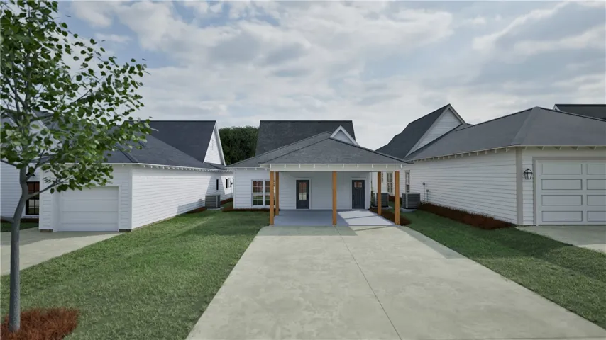 Exterior Rendering - Lot 214 Rear View