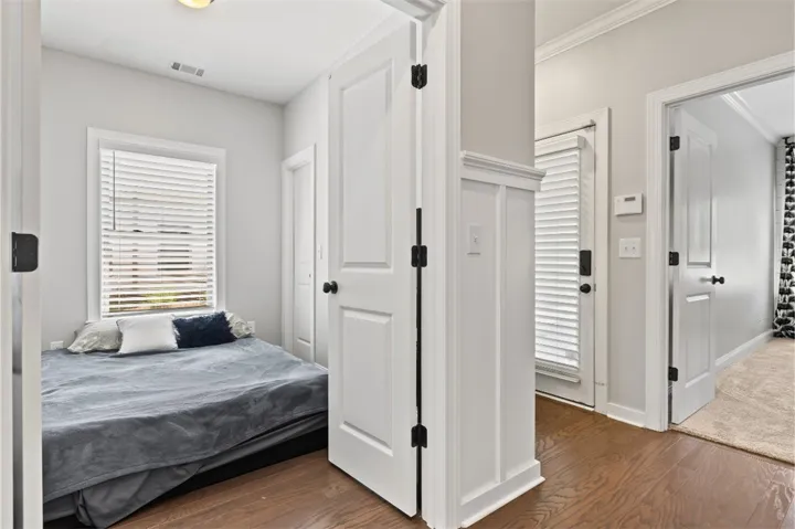 Study on the main currently serving as an extra bedroom