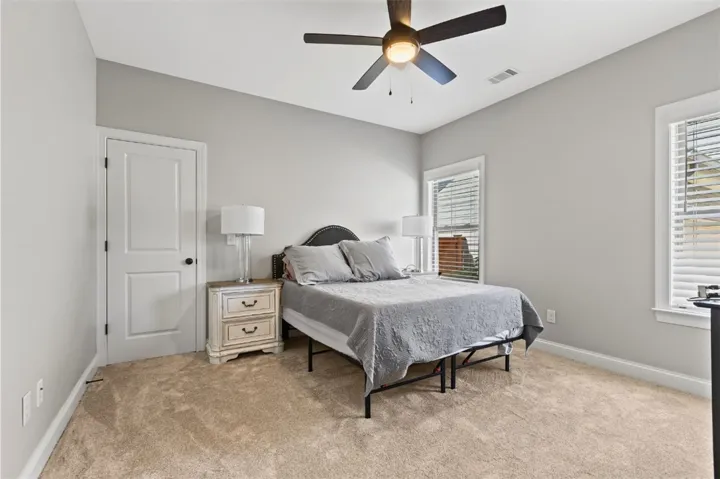 Secondary bedroom on main level
