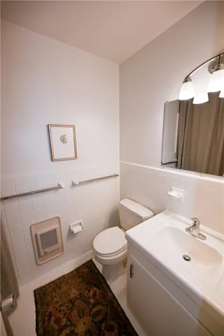 Hall bath.