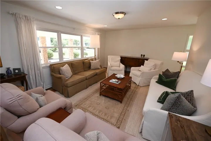 Formal living room, the first of THREE living spaces.