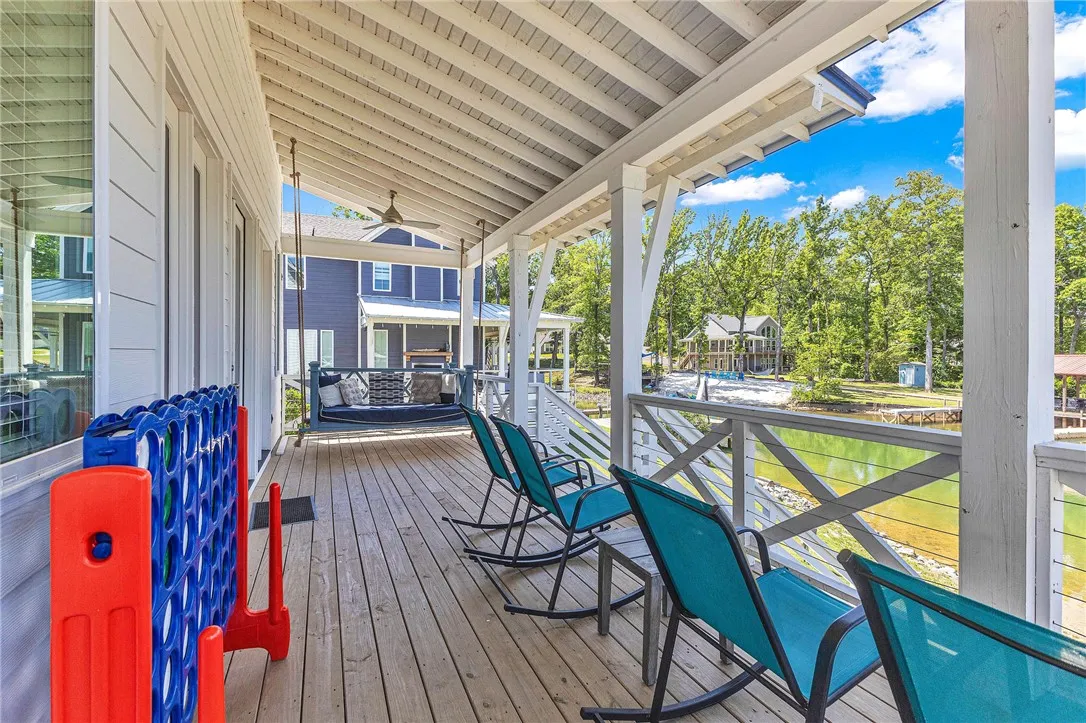 Rear porch