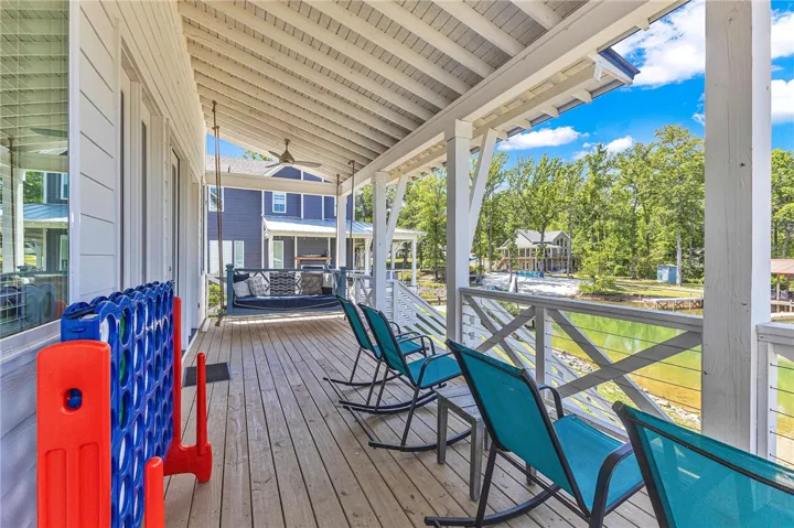 Rear porch