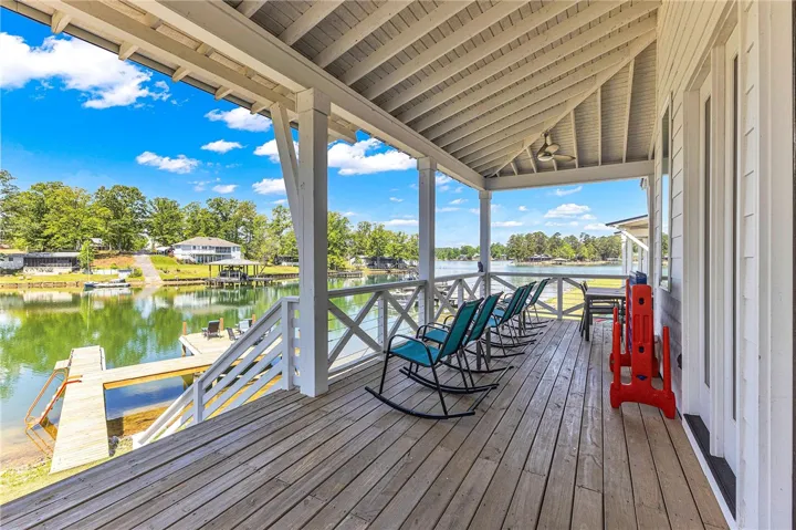 Rear porch