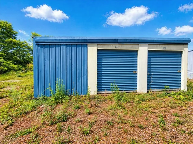 These two spacious storage units offer convenient and secure space for your belongings.