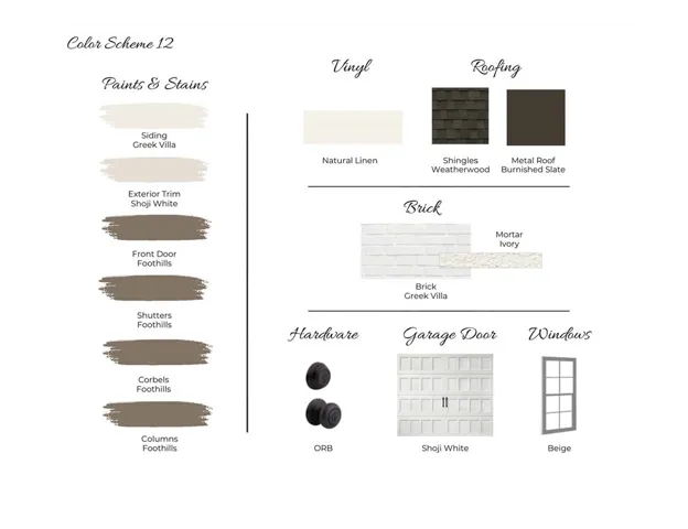 Auburn Farms Lot 63 - Exterior Color Scheme 12