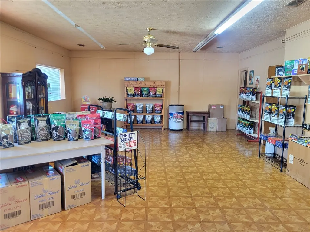 This spacious commercial interior features resilient flooring, ready for your business vision.