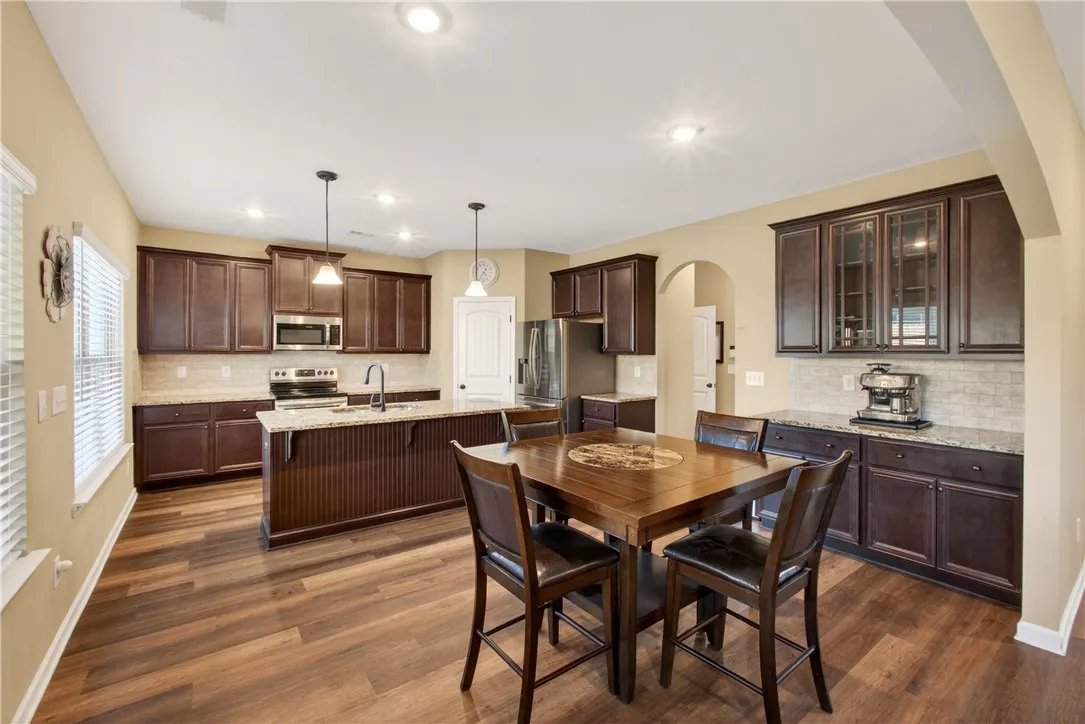 This spacious kitchen offers a seamless blend of style and functionality for everyday living.