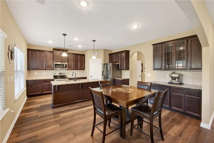 This spacious kitchen offers a seamless blend of style and functionality for everyday living.