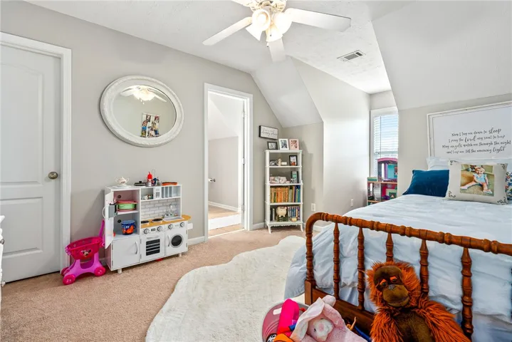 This cozy bedroom features it's own ensuite