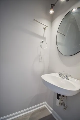 powder bath downstairs