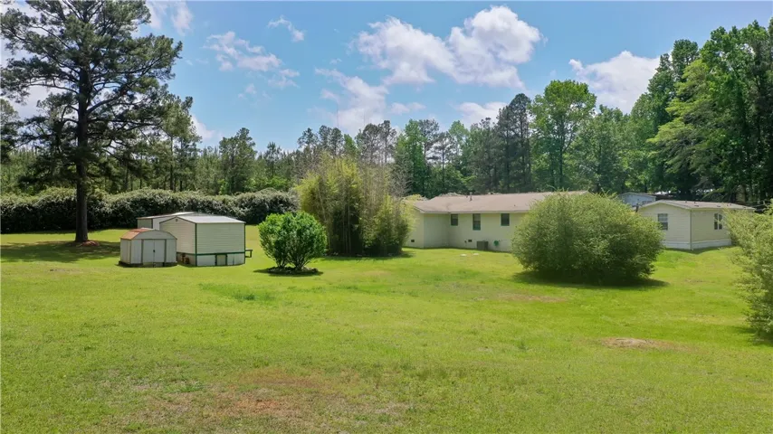 Rear view of property
