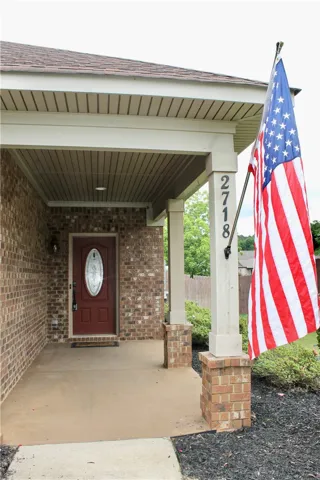  A welcoming front porch.
