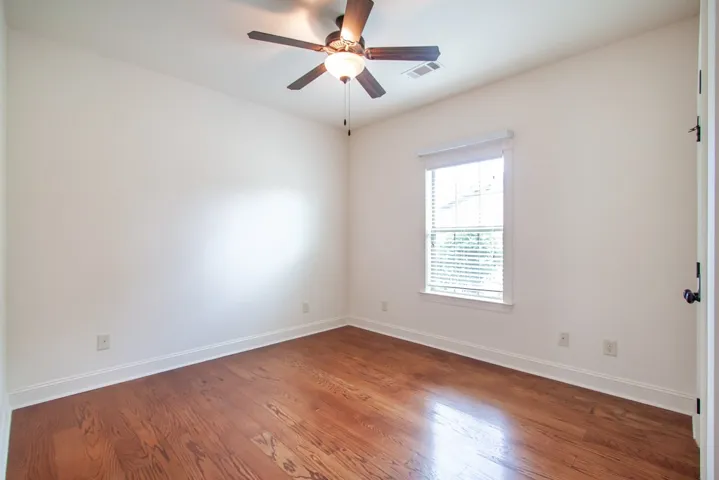 The second bedroom is spacious.