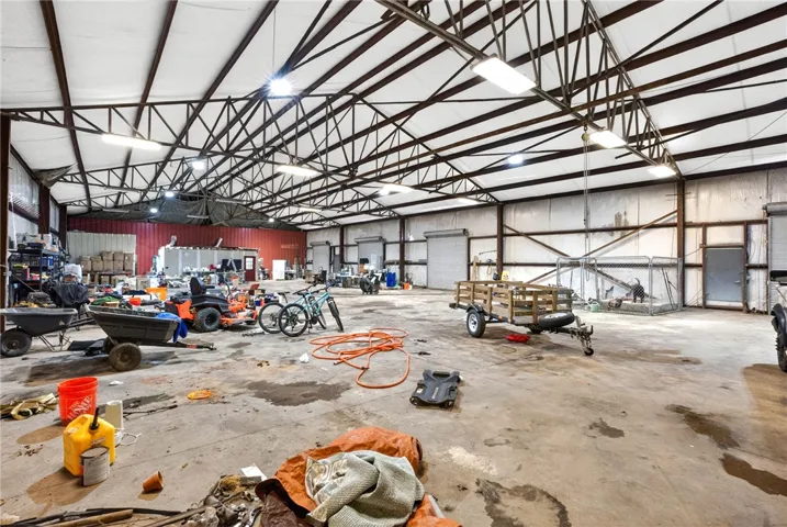 This spacious warehouse provides ample room for various endeavors and storage needs.
