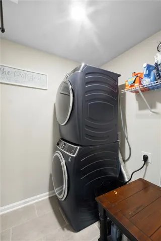 This laundry area on the second floor.