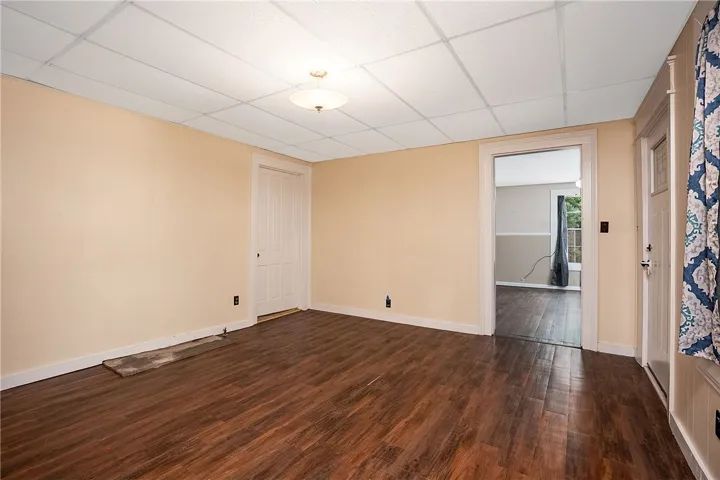 This versatile room features durable flooring and ample space, perfect for any need.
