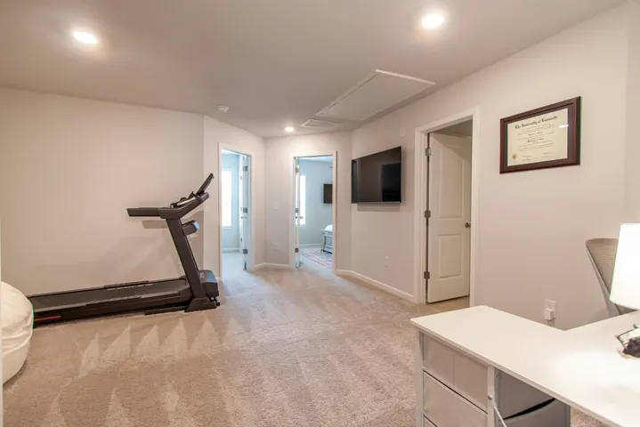 This versatile space offers comfort and convenience for daily living and productivity.