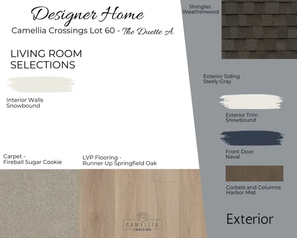 Camellia Duette 60 Design Selections
