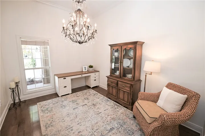 Elegant formal dining room.
