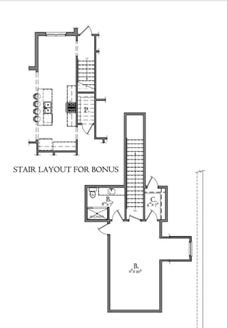 Explore the comprehensive floor plan, offering a clear layout of the upstairs Bonus or Bedroom 4.