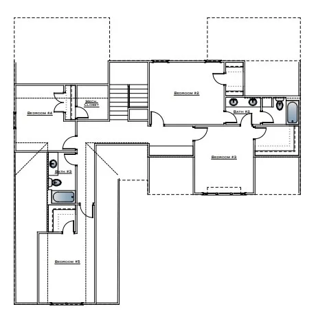 The Holly A - Second Floor - All plans, pricing, and specifications are subject to change without notice.