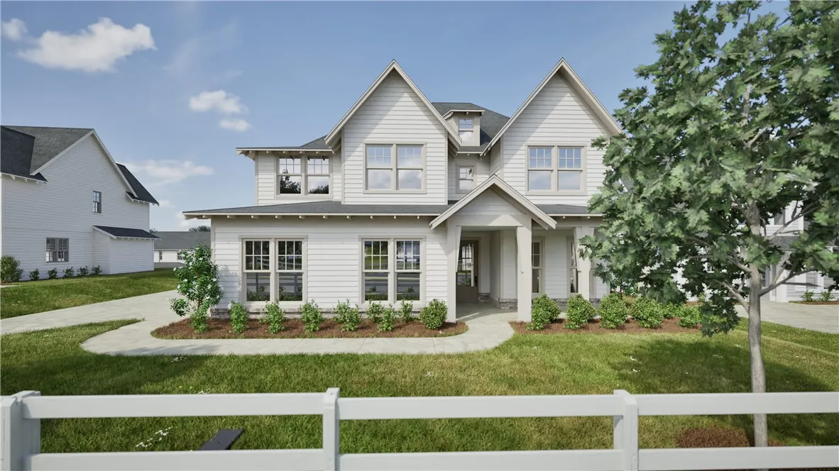 Rendering of The Hayes B in Auburn Farms. Exterior Color Scheme 11