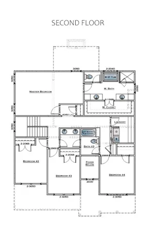 The Hayes B - Second Floor - All plans, pricing, and specifications are subject to change without notice.