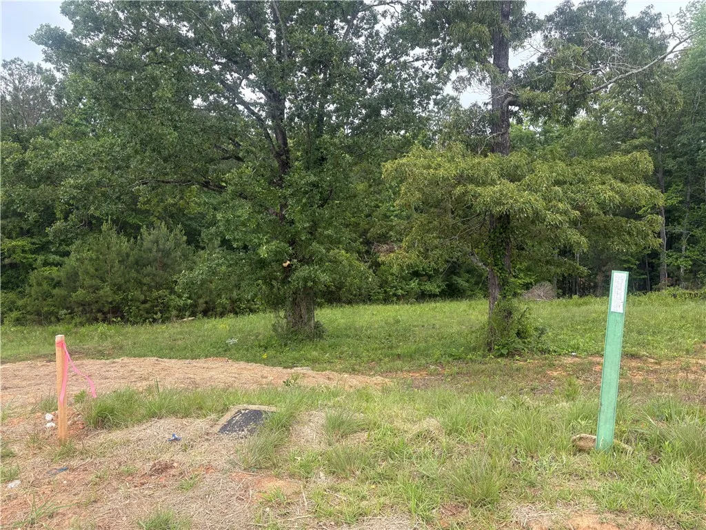 A tranquil lot with mature trees, perfect for building your dream home.