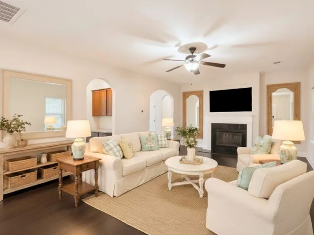 Virtually Staged Living Room