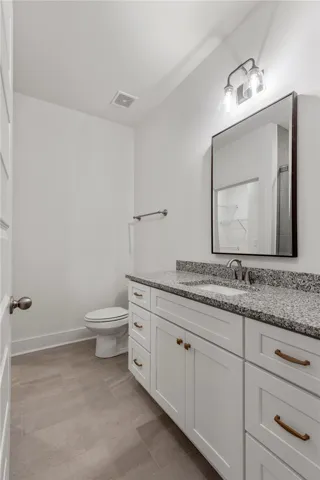 Example of a completed End Unit Townhome
