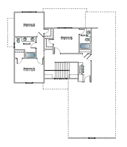 The Hattie - Second Floor - No Bonus - All plans, pricing, and specifications are subject to change without notice.
