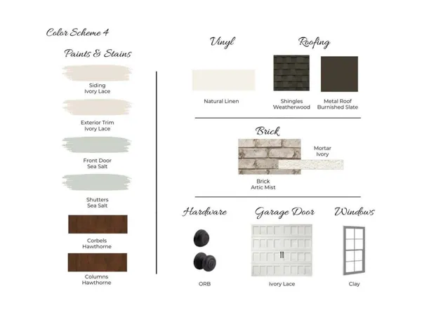 Auburn Farms Lot 66 - Exterior Color Scheme 4