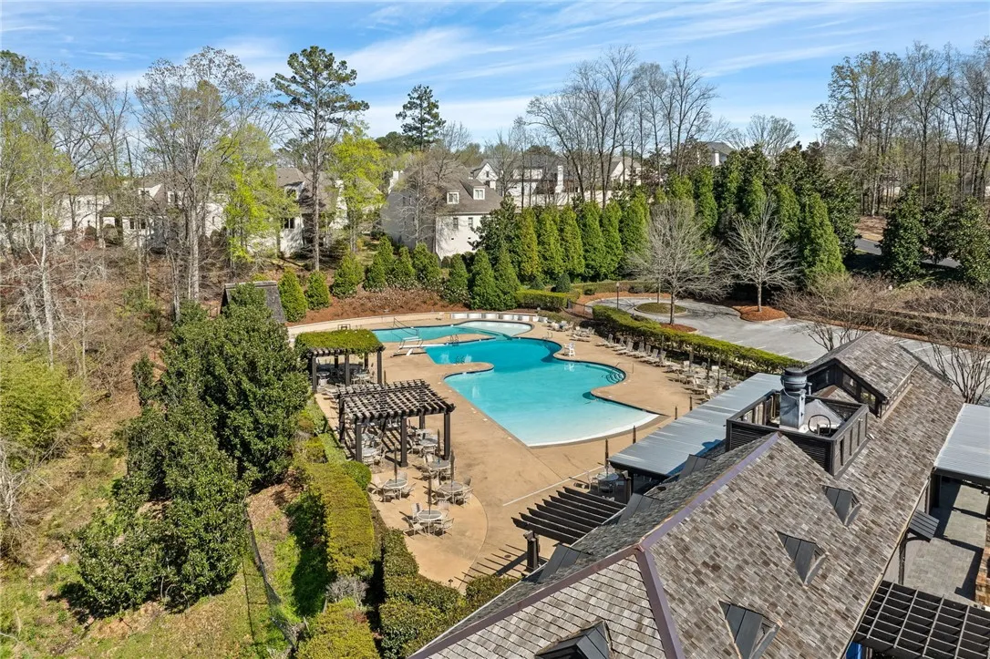 This community pool area offers resort-style relaxation and outdoor enjoyment.
