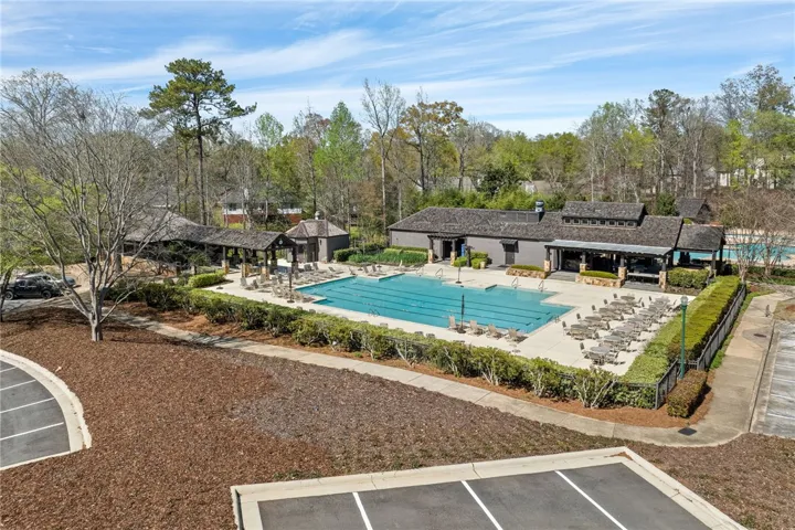 This outdoor pool area offers relaxation and recreation for all.