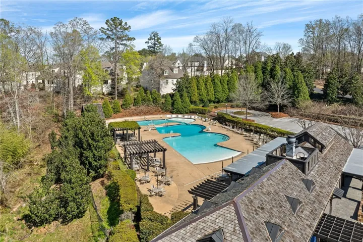 This community pool area offers resort-style relaxation and outdoor enjoyment.