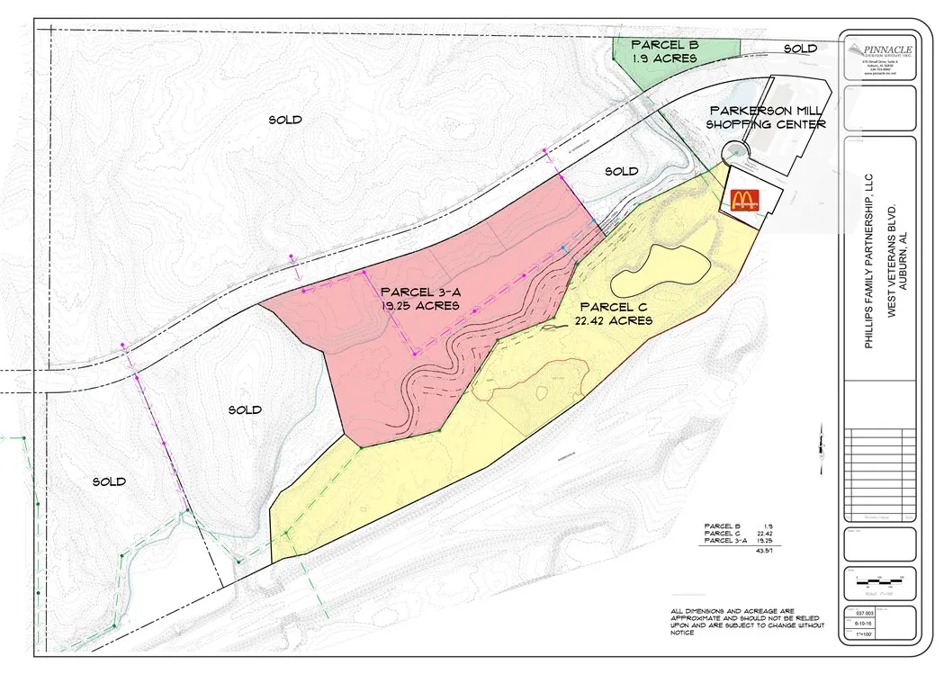 This detailed plat map outlines multiple land parcels, ideal for strategic development planning.