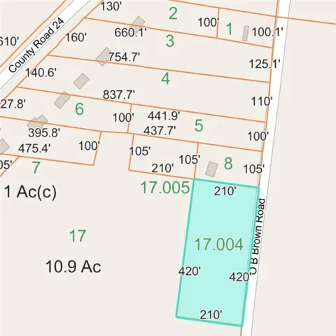 This plat map illustrates property lines and lot dimensions for strategic planning.