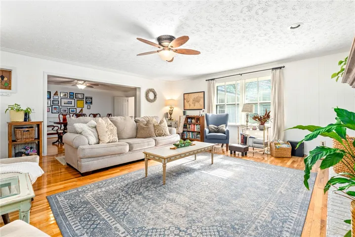 Hardwood floors throughout.