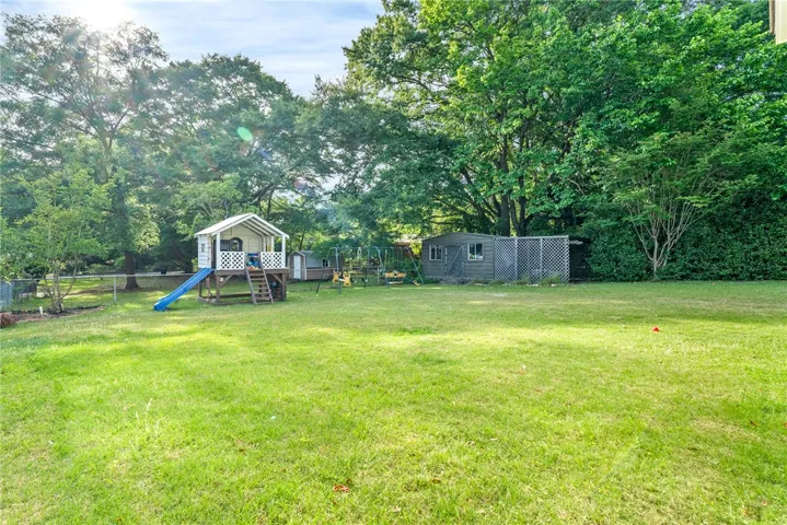 Spacious yard