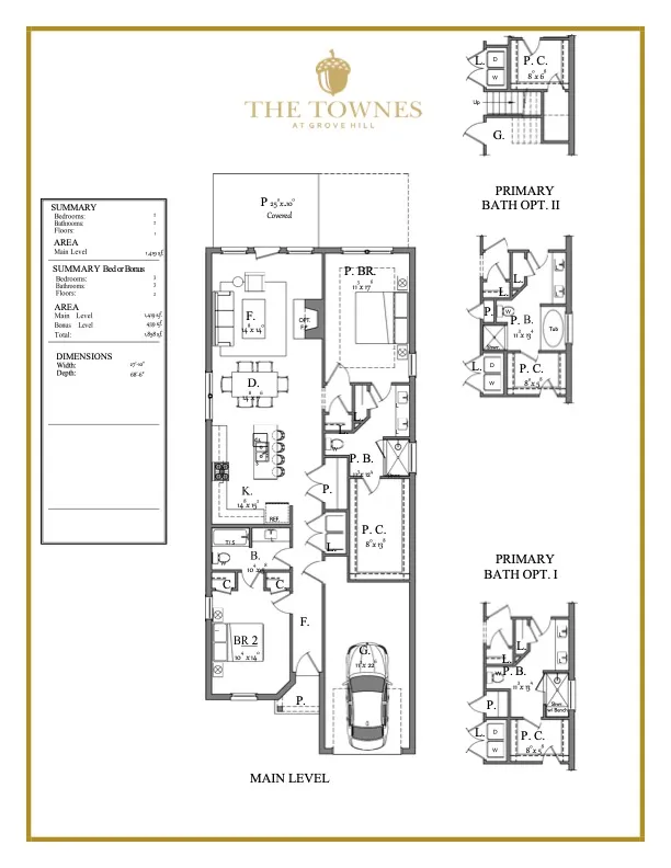 Explore the meticulously designed floor plan for a modern living experience.