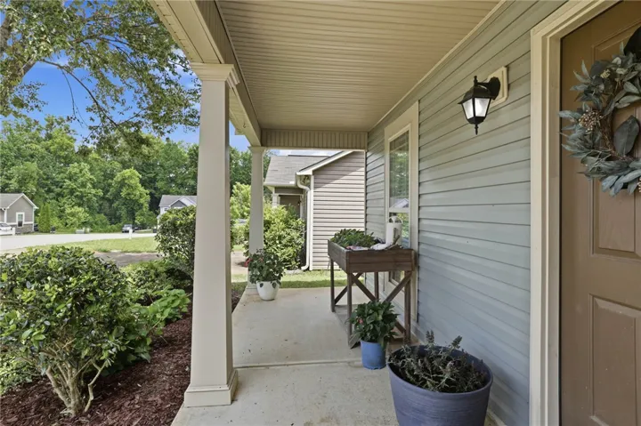 A welcoming front porch