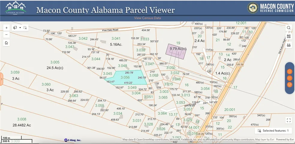 Explore this comprehensive parcel map, providing detailed property layouts and boundaries for informed decisions.
