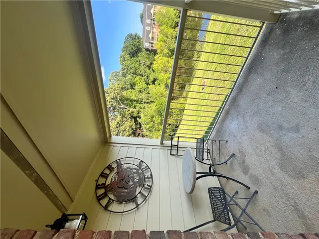 Enjoy tranquil views from this spacious private balcony, perfect for morning coffee or evening relaxation.