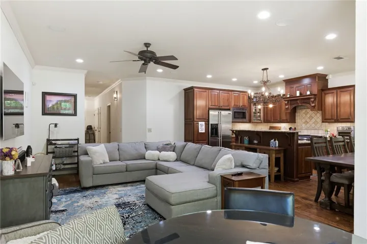 Open concept living space